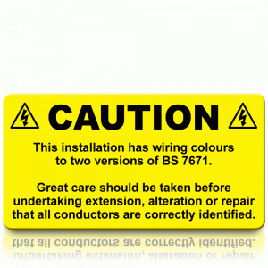 Caution - Electricity