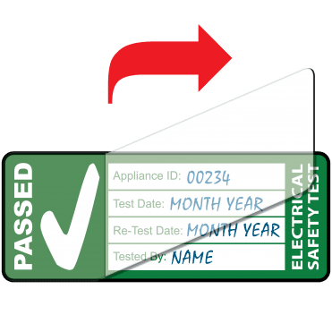 3rd Edition Write and Seal PAT Test Labels for PAT Testing