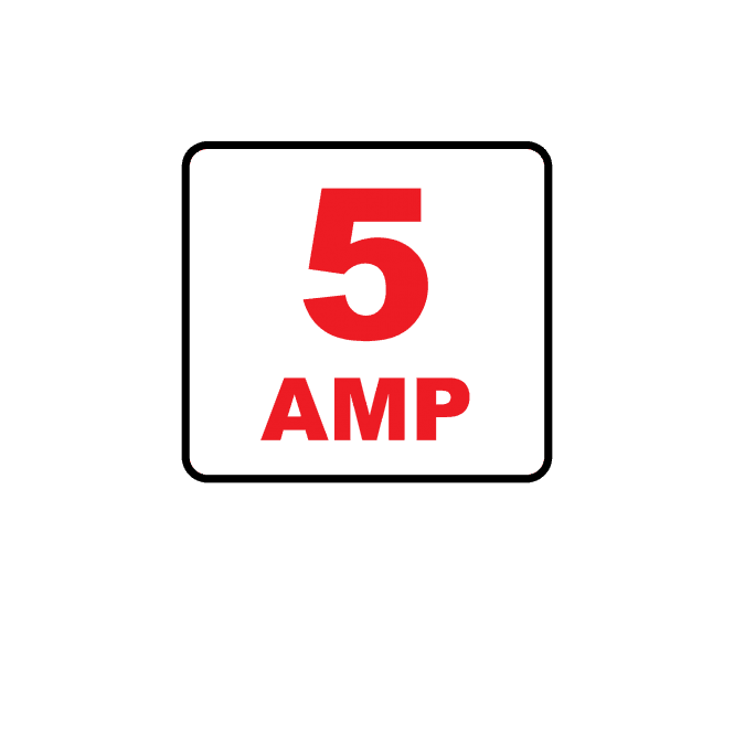 5 Amp Fuse Rating Labels