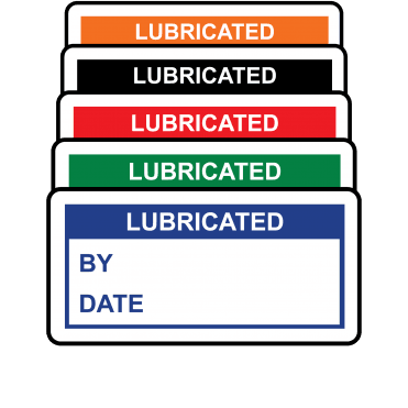 Basic Lubricated Labels - Variety of colours