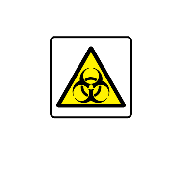 Biological Symbol Labels - Danger & Warning Labels