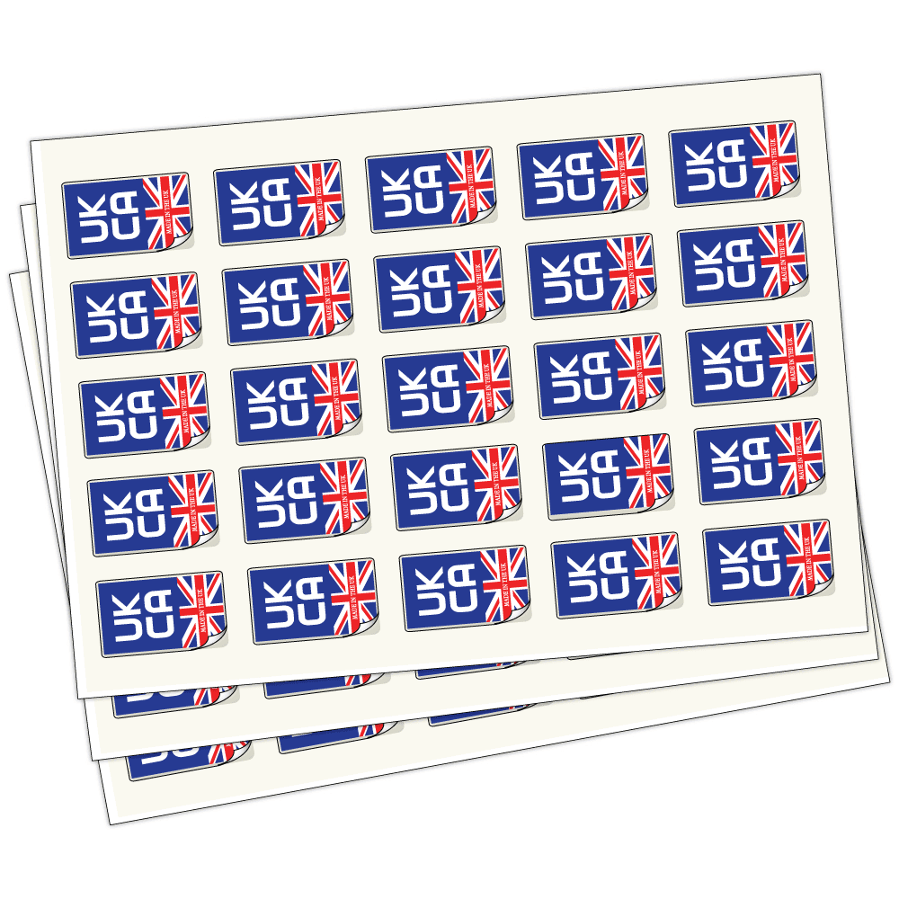 Ukca Stickers Budget Made in the UK UKCA Paper Labels | Pat Labels Online