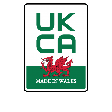 Budget Made in Wales UKCA Labels - Self Adhesive Paper Labels