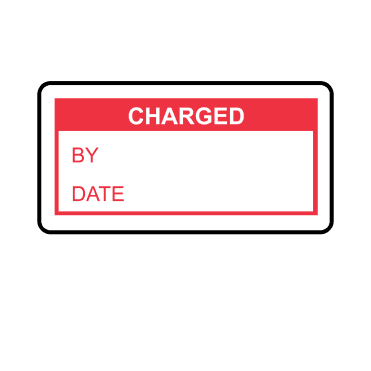 Charged Labels in Red