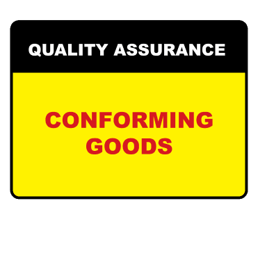 Conforming Goods - Quality Assurance Labels