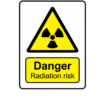 Danger Radiation Risk - Danger & Warning Labels