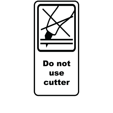 Do Not Use Cutter - Packaging Labels