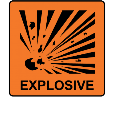 Explosive Labels - CHIP Regulation Labels