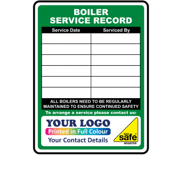 Colour: Green Gas & Heating Labels