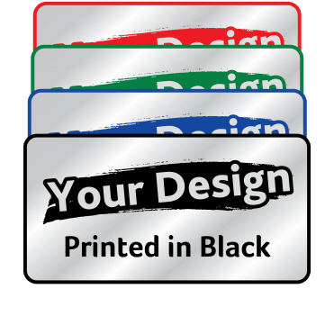 Heavy Duty Regular Size Labels to Your Design. Choice of colours