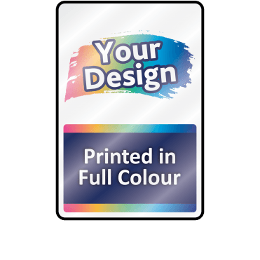 High Gloss Large Custom Labels in Full Colour