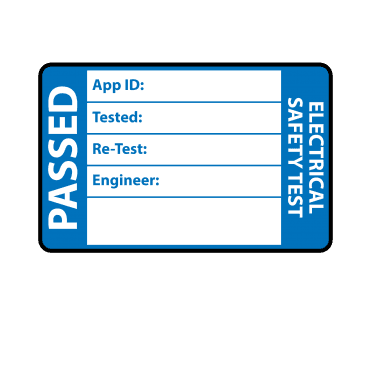 Colour: Blue Pat Test Labels