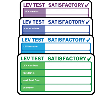 Midi Super Stick LEV Satisfactory Labels - Choice of Colours