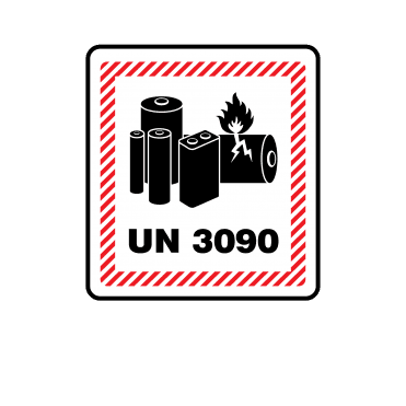 Mini UN 3090 Lithium Metal Battery Labels