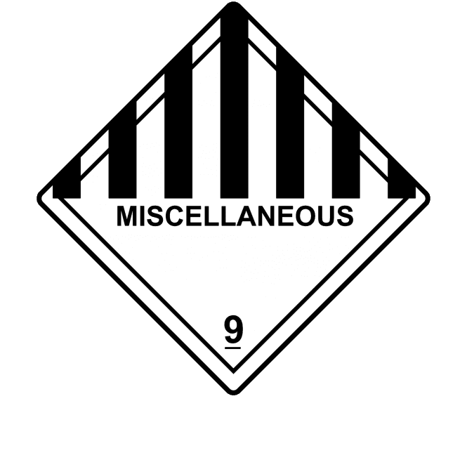 Miscellaneous 9 Labels - Hazard Warning Diamonds