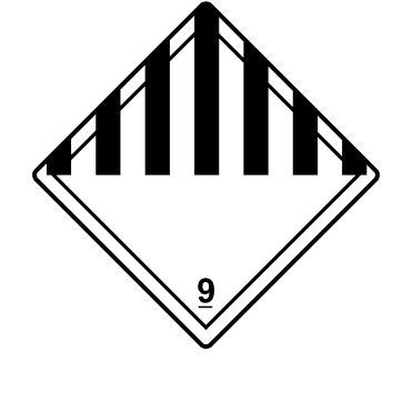 Miscellaneous 9 Labels, No Text - Hazard Warning Diamonds