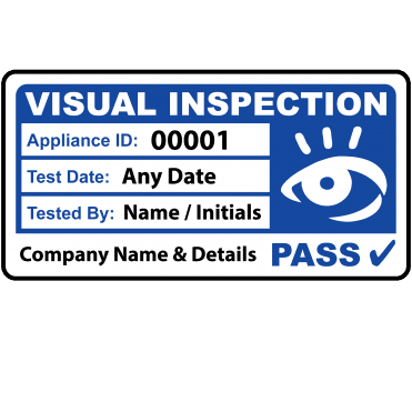 Colour: Blue 5th Edition PAT Testing Labels