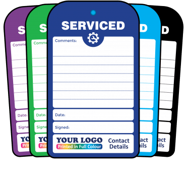 Personalised Serviced Tag - Tear Resistant & Waterproof