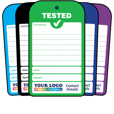 Personalised Tested Tag - Tear Resistant & Waterproof