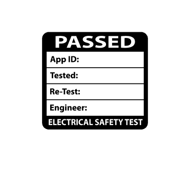 Colour: Black Pat Test Labels