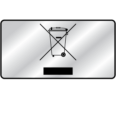 Premium Heavy Duty WEEE Labels for Electronic Waste Disposal
