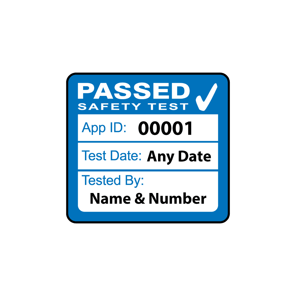 Personalised Plug Top 4th Edition Passed PAT Test Labels - Ultra Strong ...