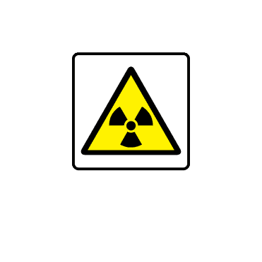 Radioactive Symbol Labels - Danger & Warning Labels