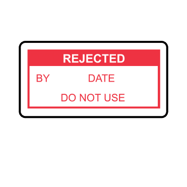 Rejected Labels in Red