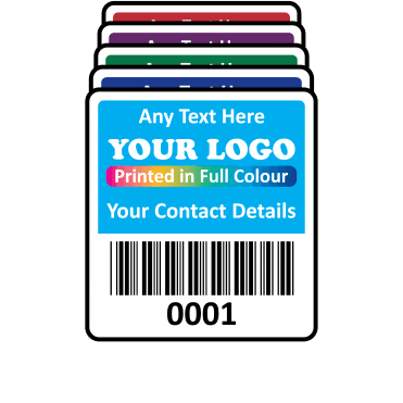 Super Stick Asset Labels Fully Customisable - Sticks to almost anything! Design 2