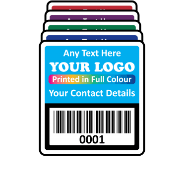Super Stick Asset Labels Fully Customisable - Sticks to almost anything! Design 3