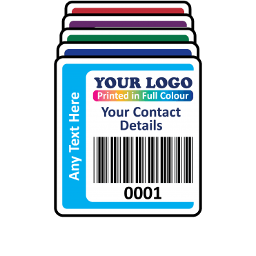 Super Stick Asset Labels Fully Customisable - Sticks to almost anything! Design 4