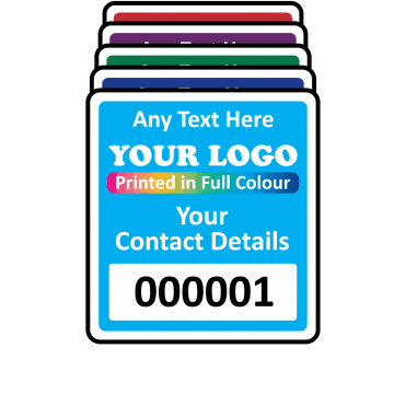 Super Stick Asset Labels Fully Customisable - Sticks to almost anything! Design 5