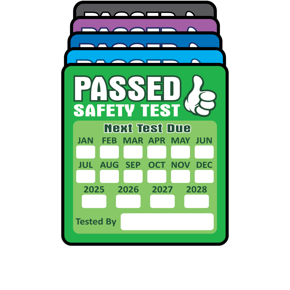 Super Stick PAT Test Labels - Sticks to almost anything! Design 3 ...