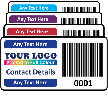 Super Stick Regular Asset Labels Fully Customisable - Sticks to almost anything! Design 4