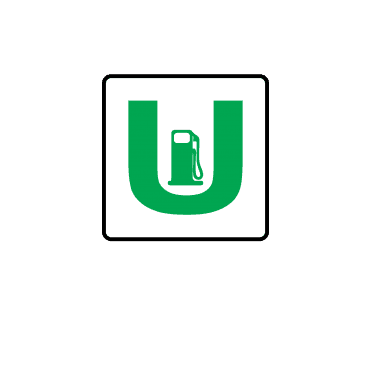 Unleaded Petrol Labels - Tool & Plant Hire Labels - Green on White