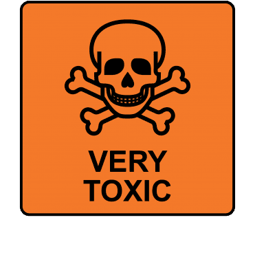 Very Toxic Labels - CHIP Regulation Labels